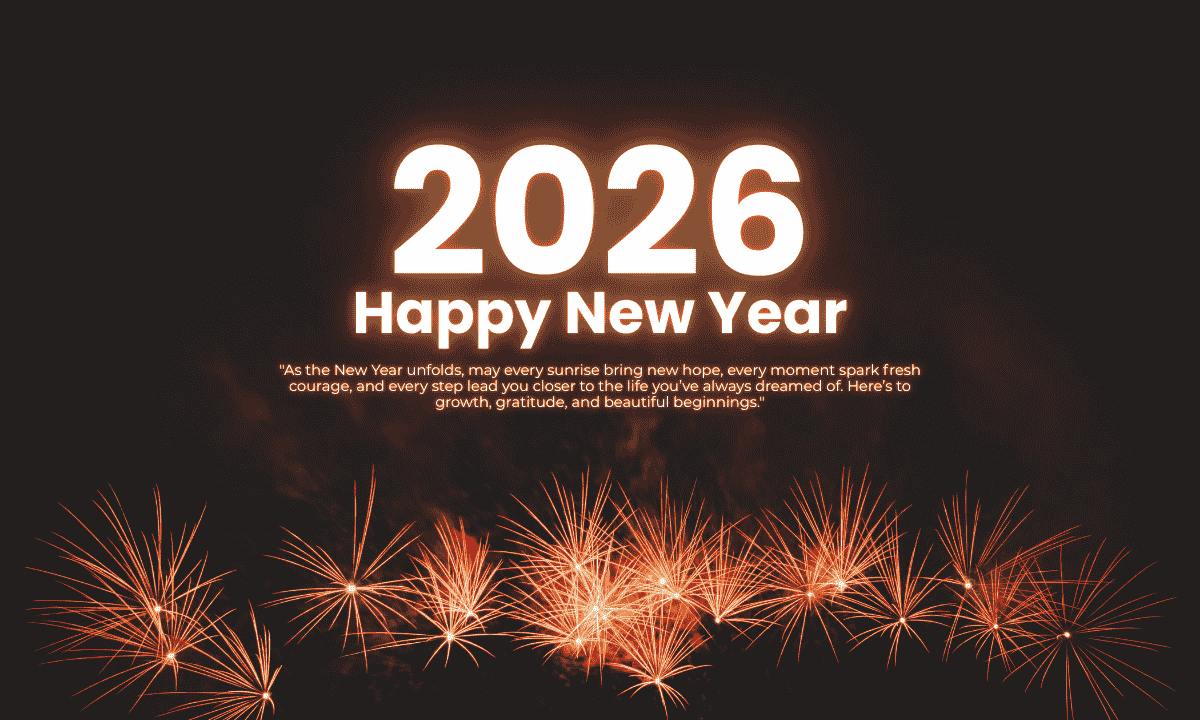 Happy New Year 2026 wishes image