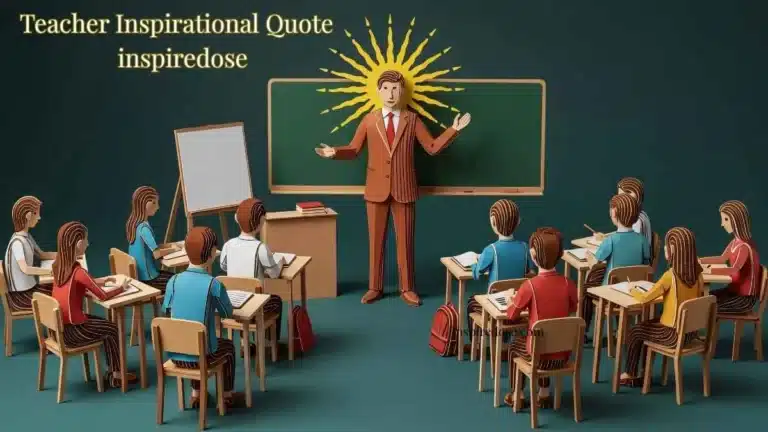Teacher Inspirational Quote inspiredose