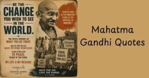 Mahatma Gandhi Quotes